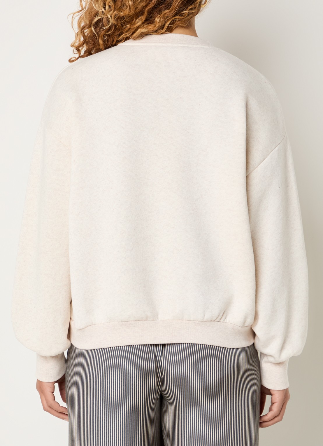 by-bar Bibi sweater met print - achterkant 4 creme