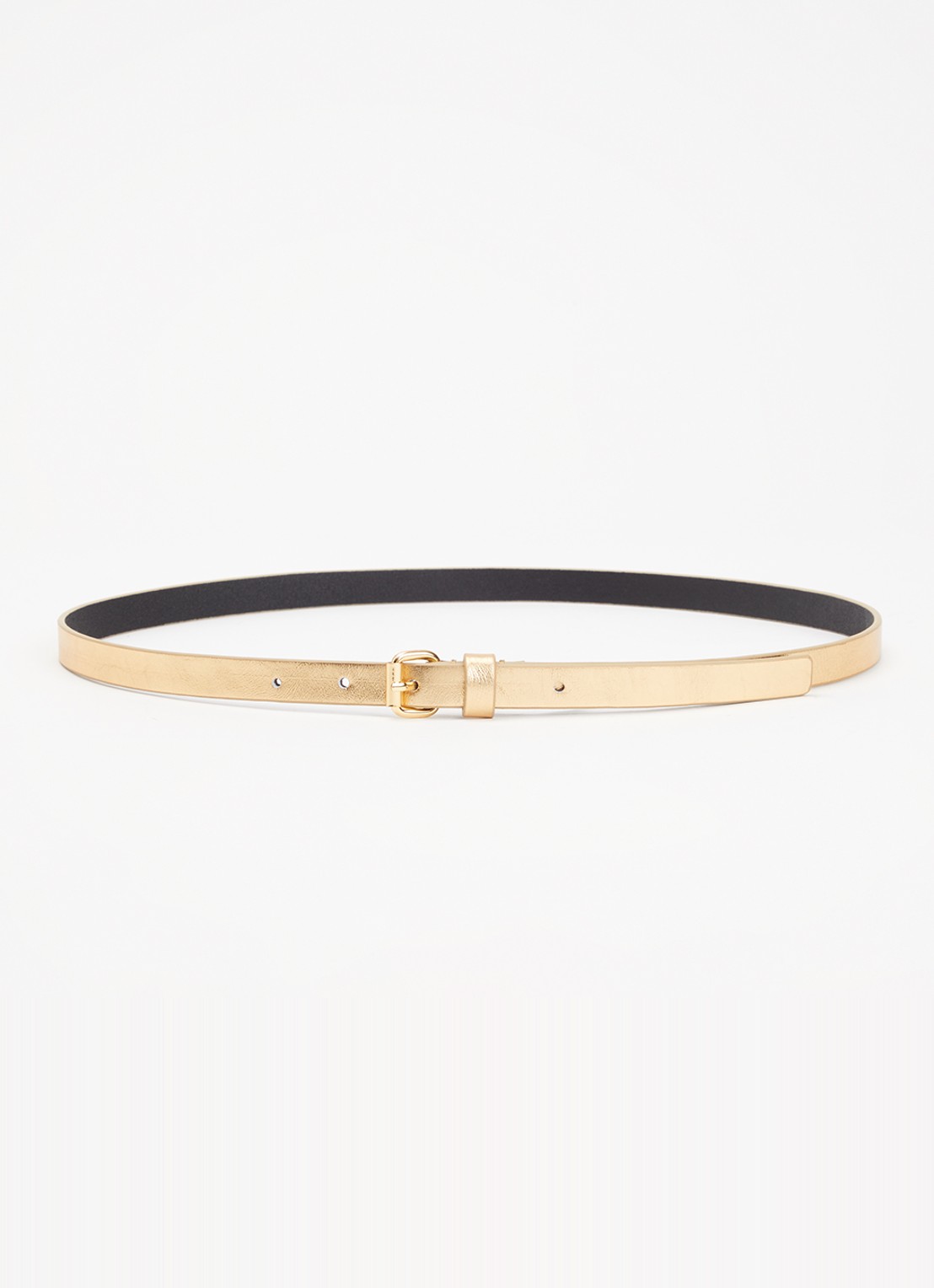 by-bar Julie riem met metallic finish  - voorkant goud