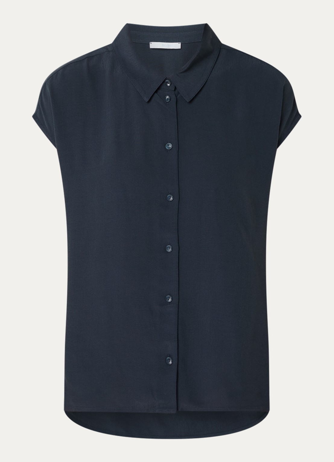 by-bar Kiek mouwloze blouse - voorkant 2 grijs