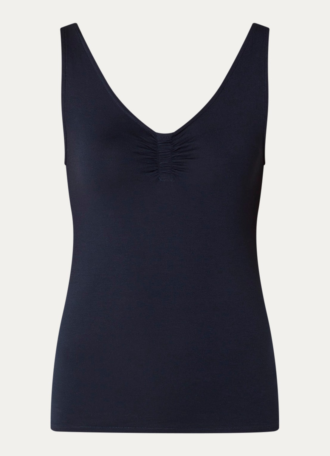 by-bar Lia tanktop met stretch - voorkant 3 donkerblauw
