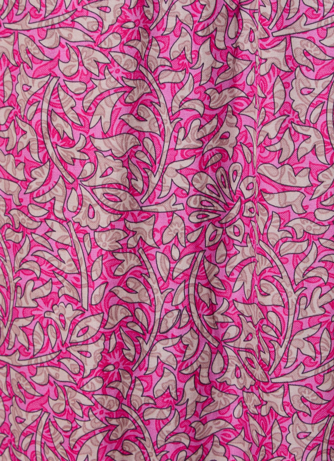 by-bar Mint tuniek met print - detail 2 donkerroze