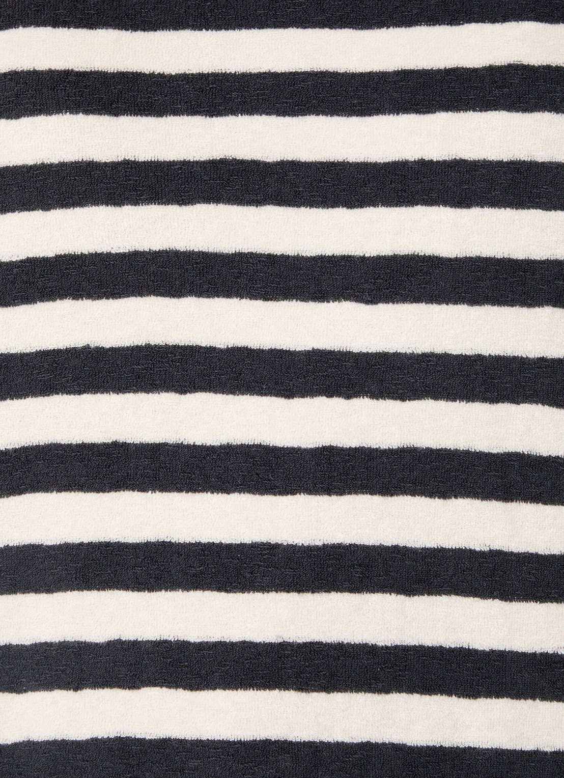by-bar Neva top met streepprint - detail 3 zwart