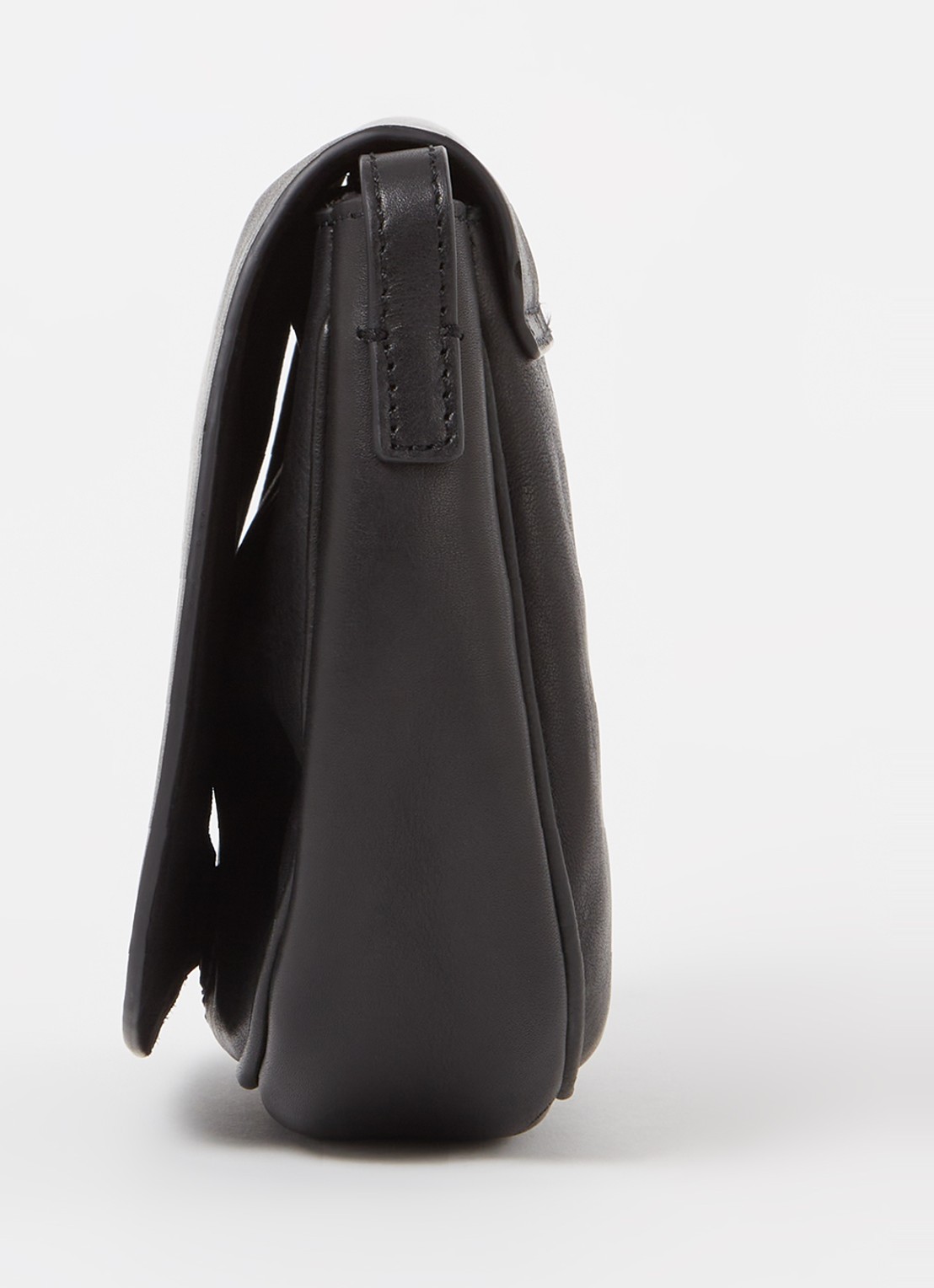 by-bar Paris crossbodytas van leer - detail 5 zwart