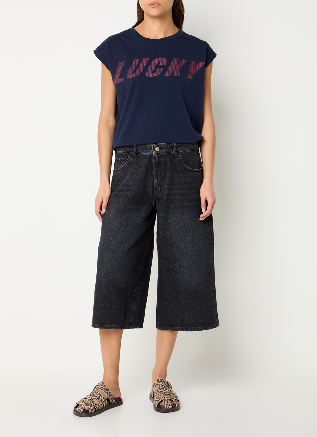 by-bar Tobi T-shirt met print - voorkant 4 donkerblauw