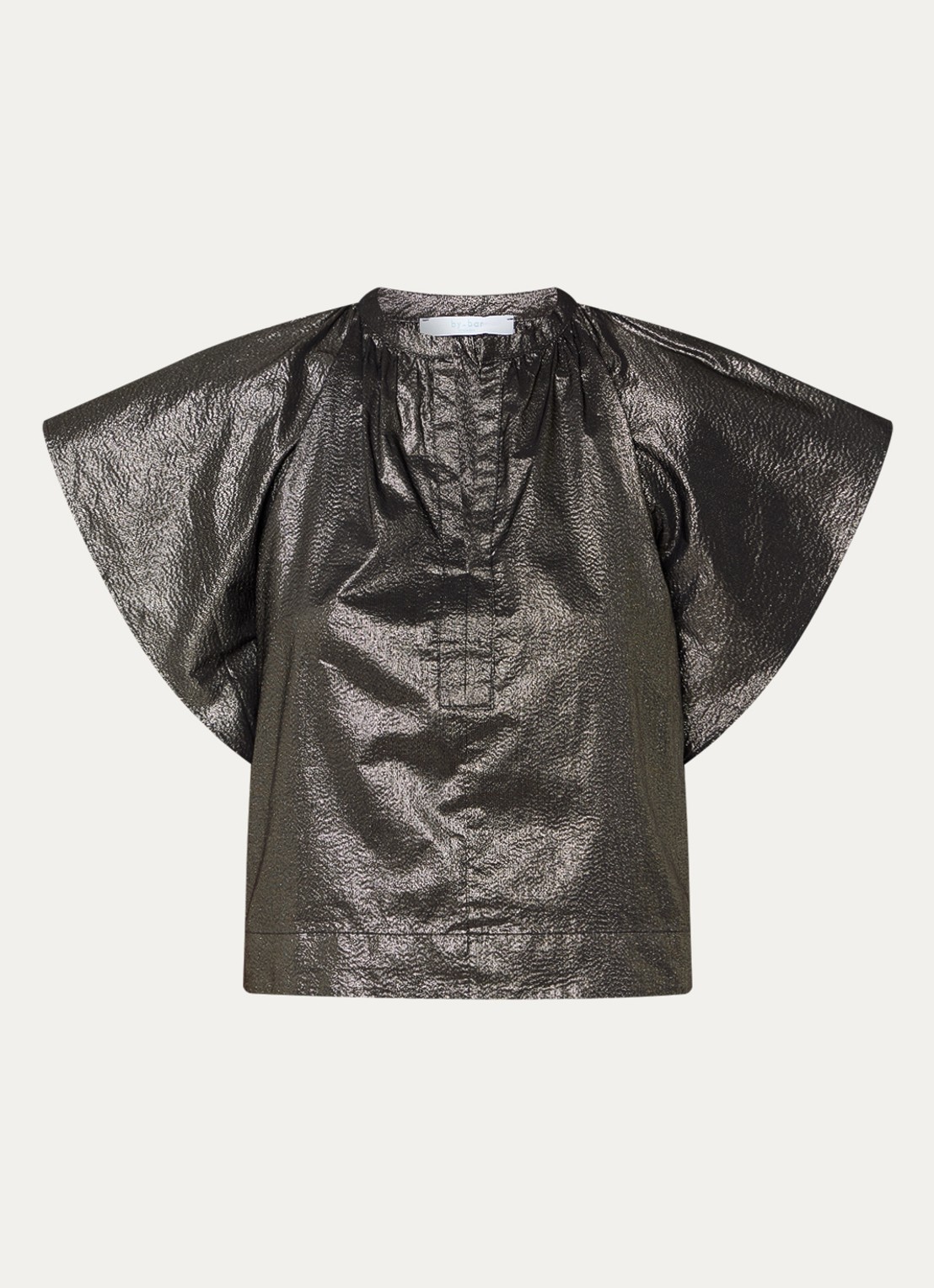 by-bar Vina tuniek met lurex  - voorkant 2 goud