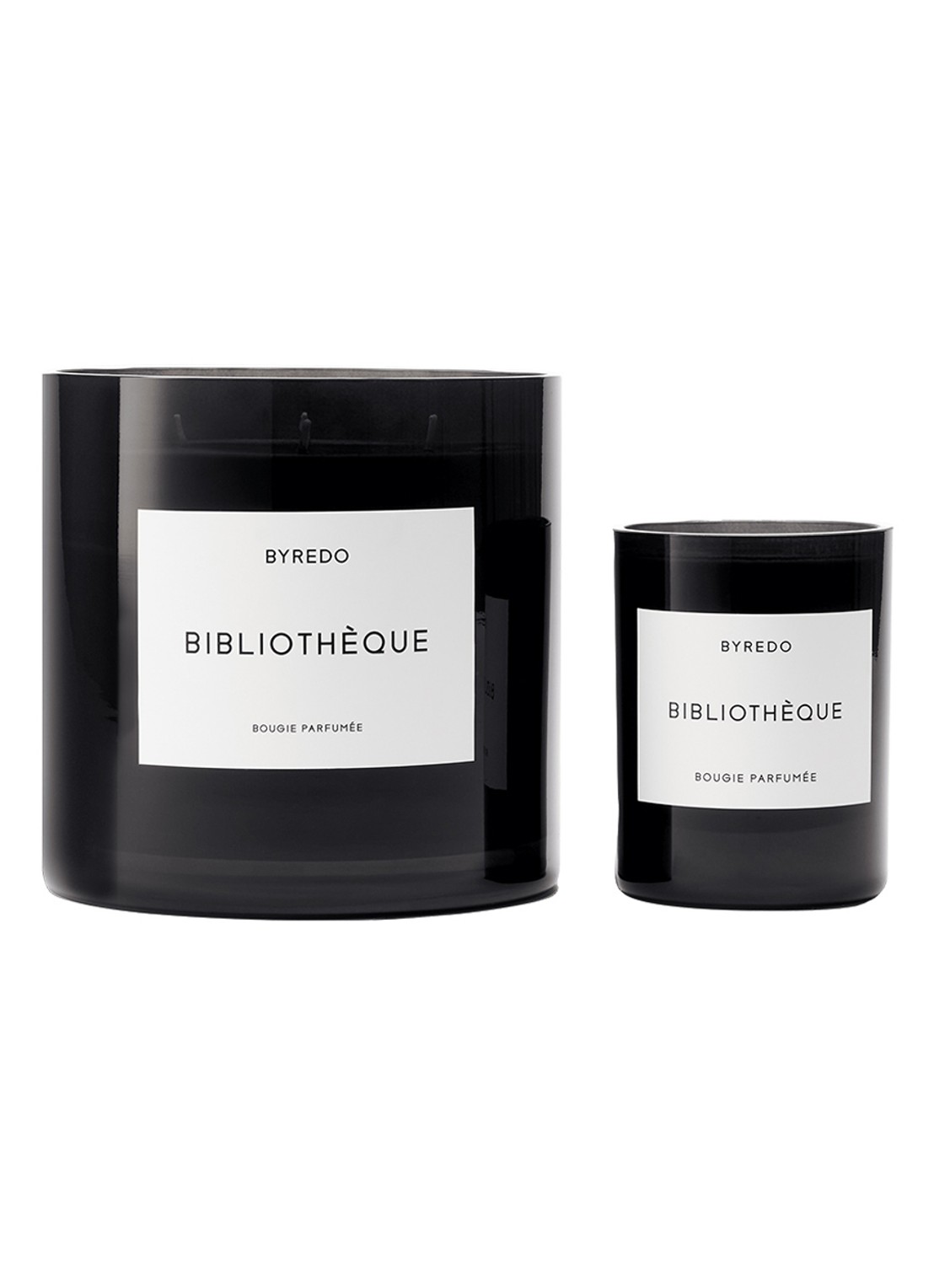 Byredo Bibliotheque Candle - geurkaars 1500 gram - detail beige