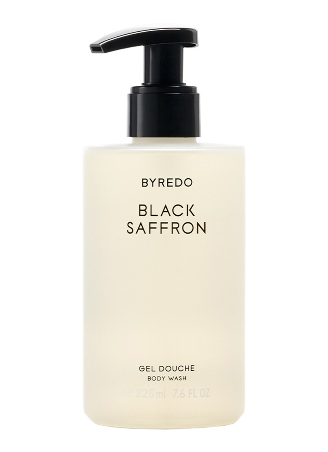 Byredo Black Saffron Body Wash - douchegel - voorkant 2 beige