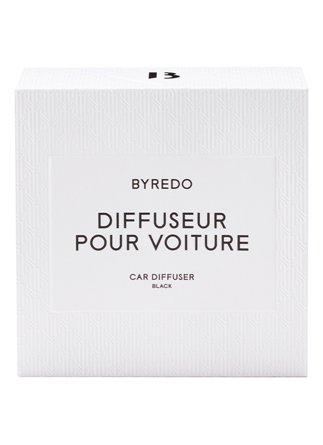 Byredo Car Diffuser Leather Case - autoparfum - voorkant 4 black