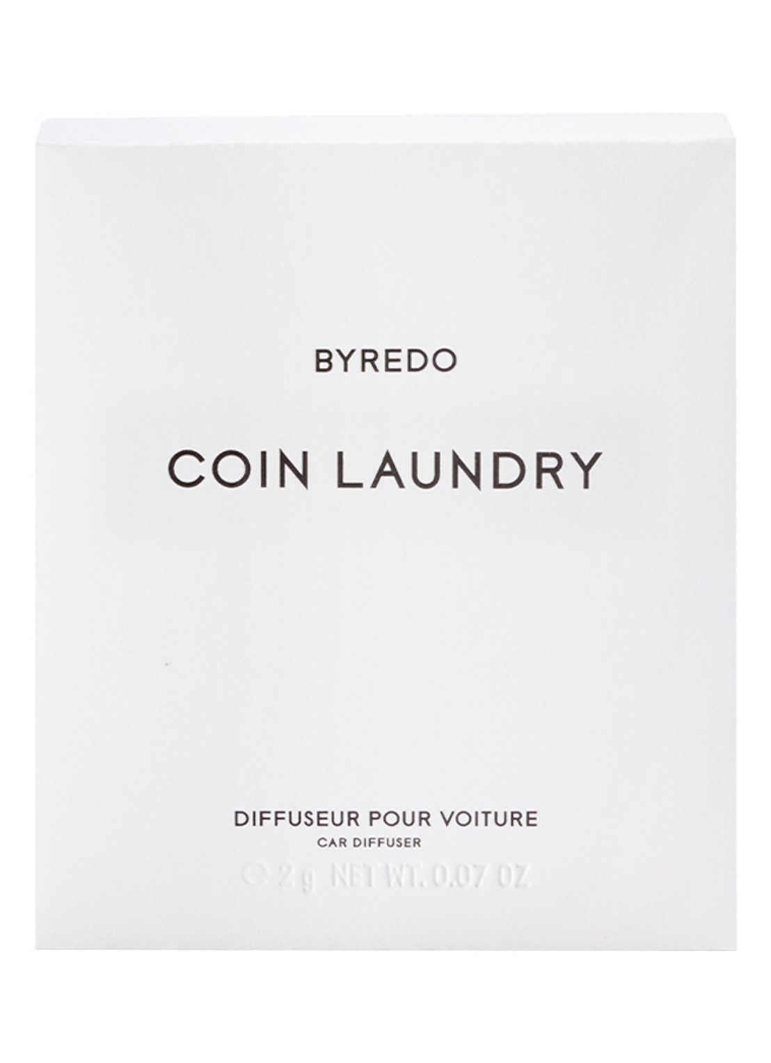 Byredo Car Diffuser Refill - Coin Laundry - navulling autoparfum - voorkant 2 undefined