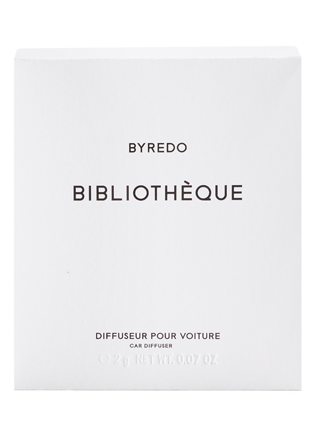 Byredo Car Diffuser Refill - navulling autoparfum - voorkant 2 undefined