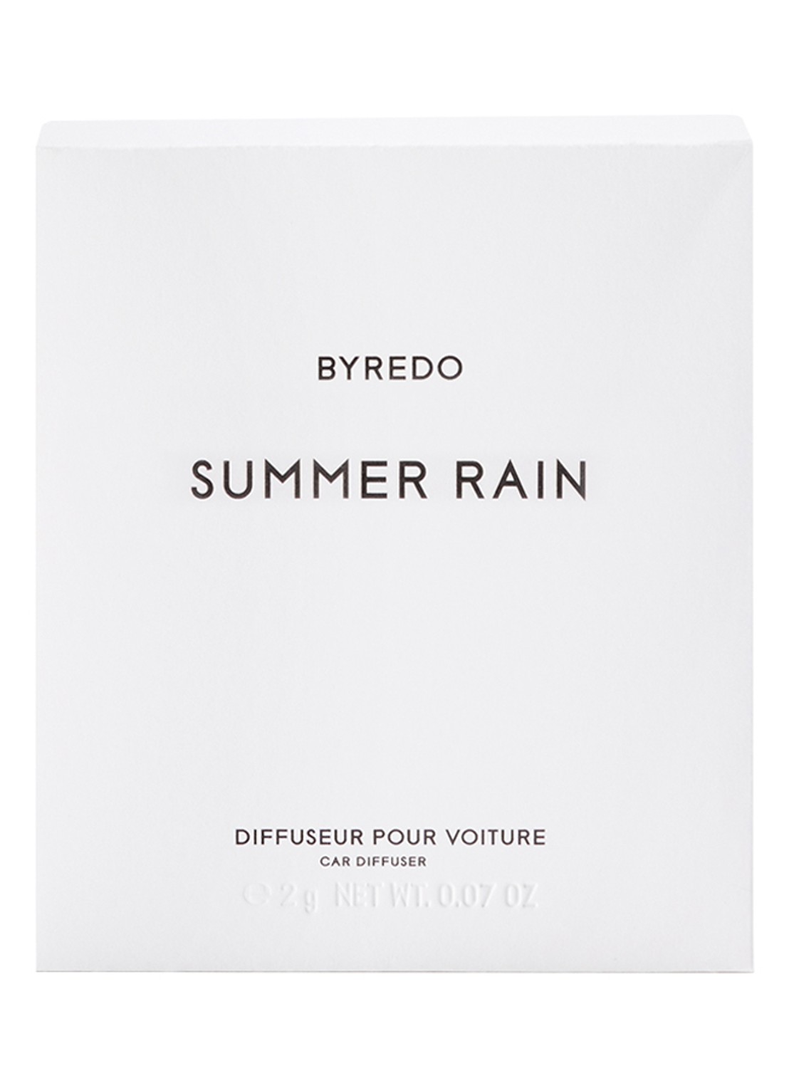 Byredo Car Diffuser Refill - Summer Rain - navulling autoparfum - voorkant 2 undefined