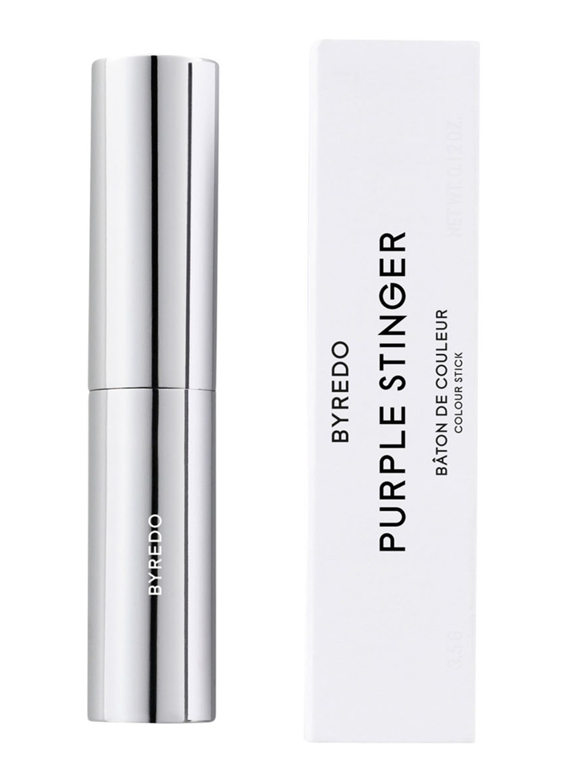 Byredo Colour Stick - multi-functionele make-up stick - voorkant 2 purple stinger