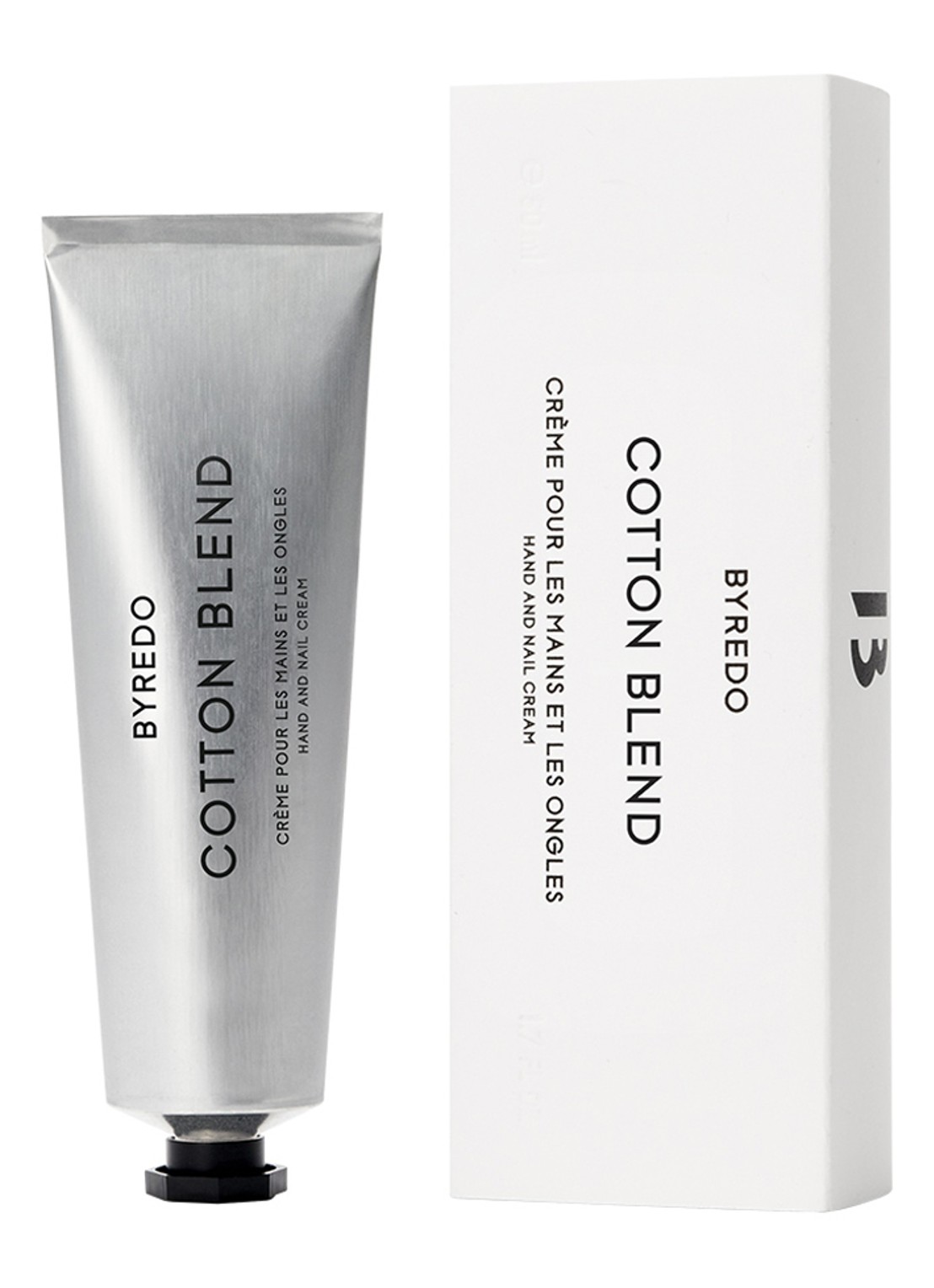 Byredo Cotton Blend Hand Cream - handcrème - voorkant 2 beige
