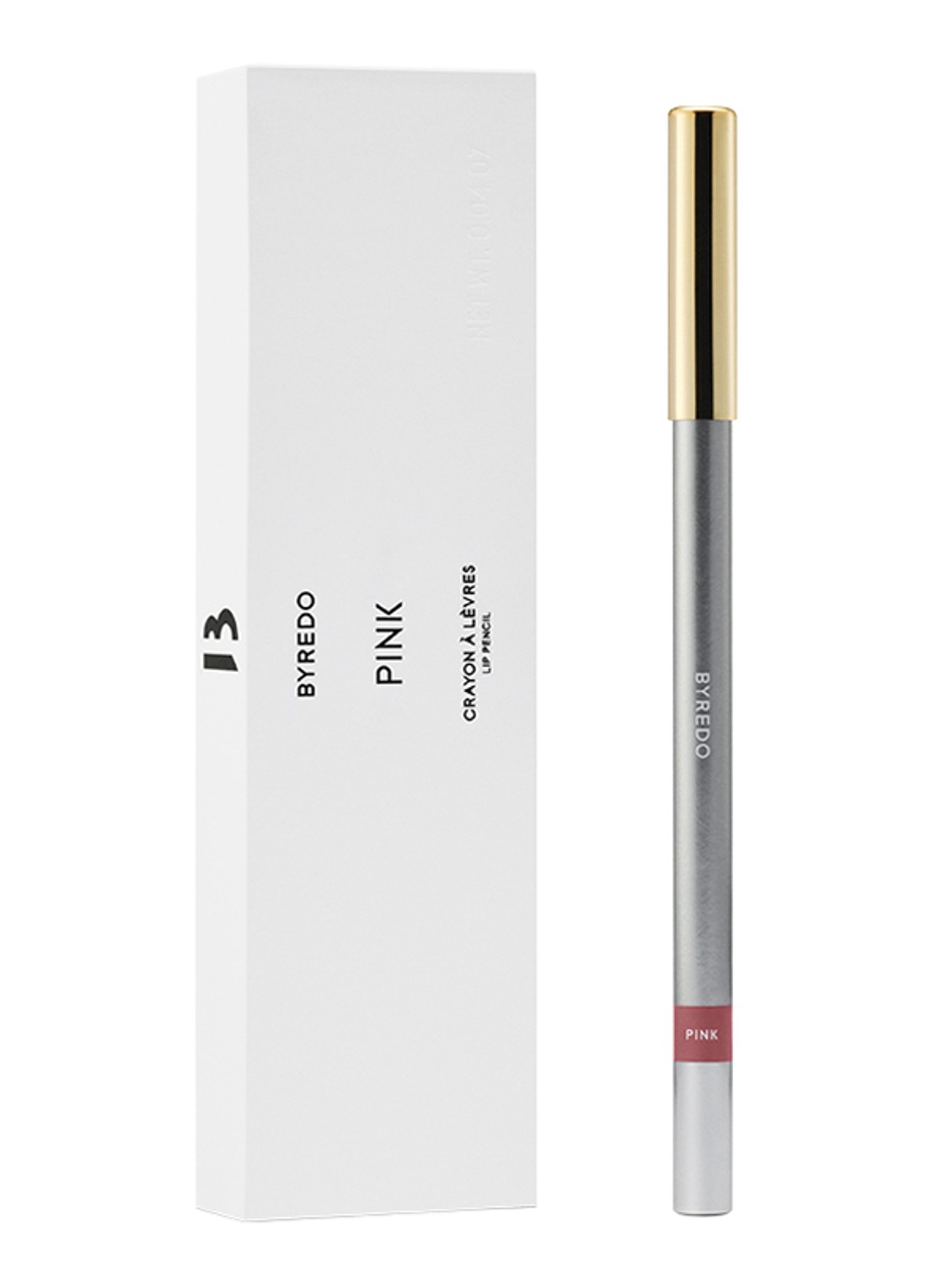 Byredo Lip Pencil - lippotlood - voorkant 2 pink