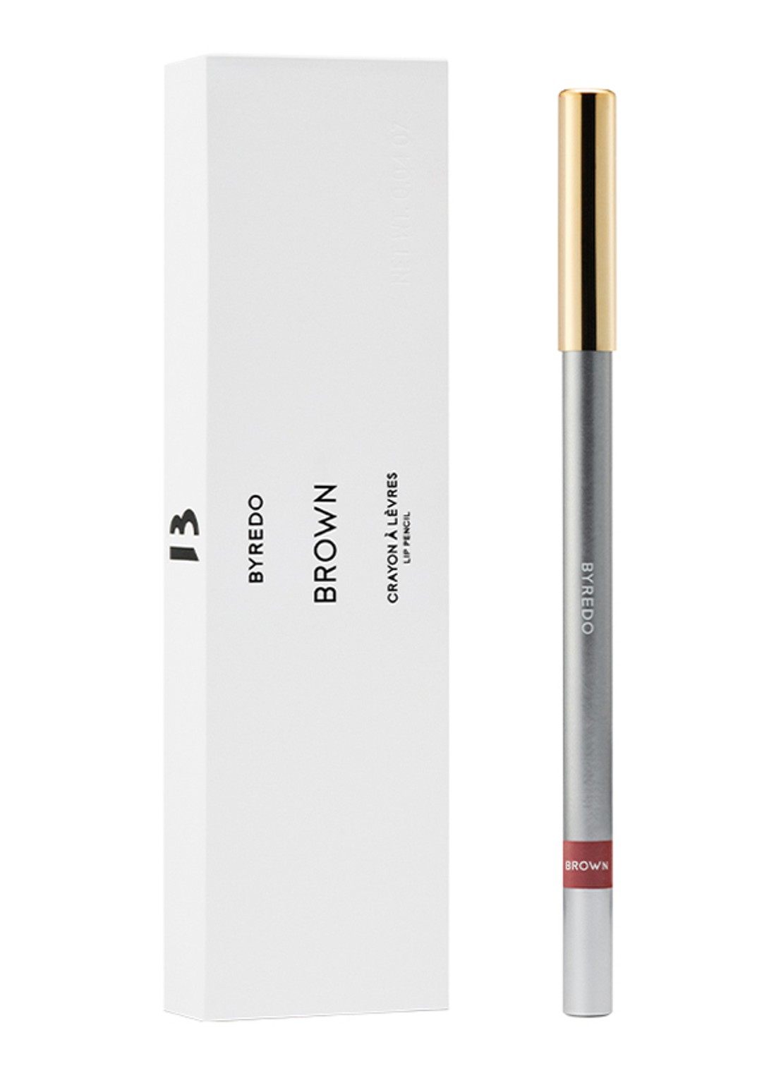 Byredo Lip Pencil - lippotlood - voorkant 2 brown
