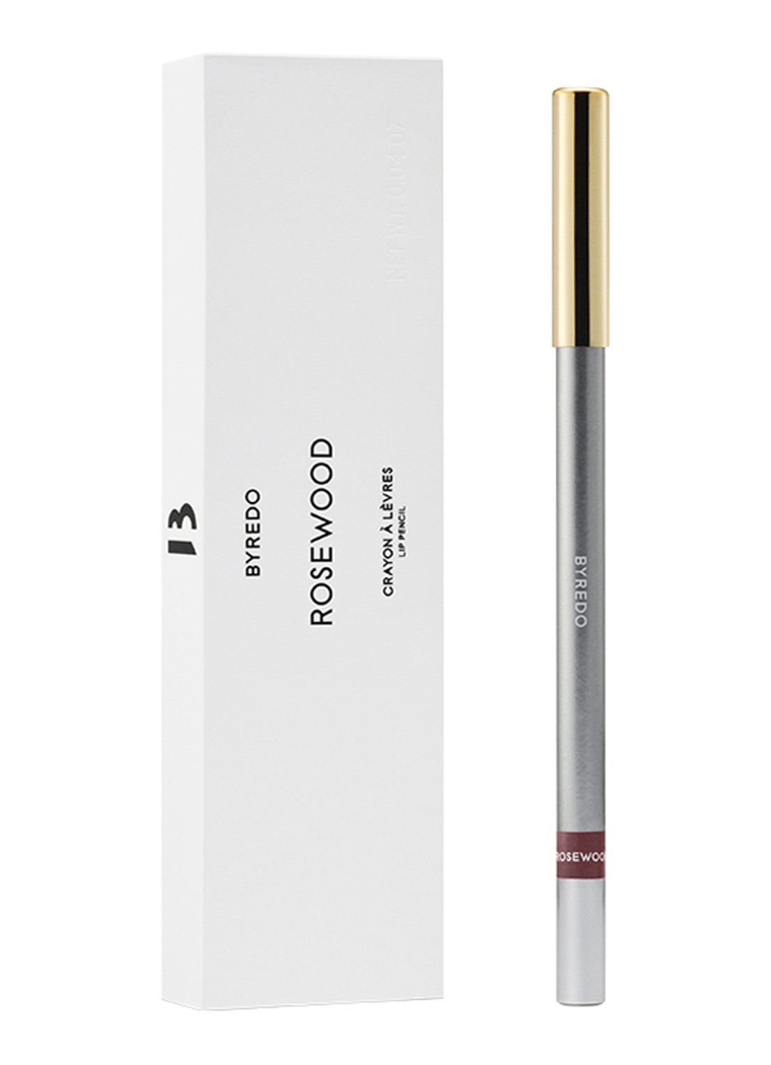 Byredo Lip Pencil - lippotlood - voorkant 2 rosewood