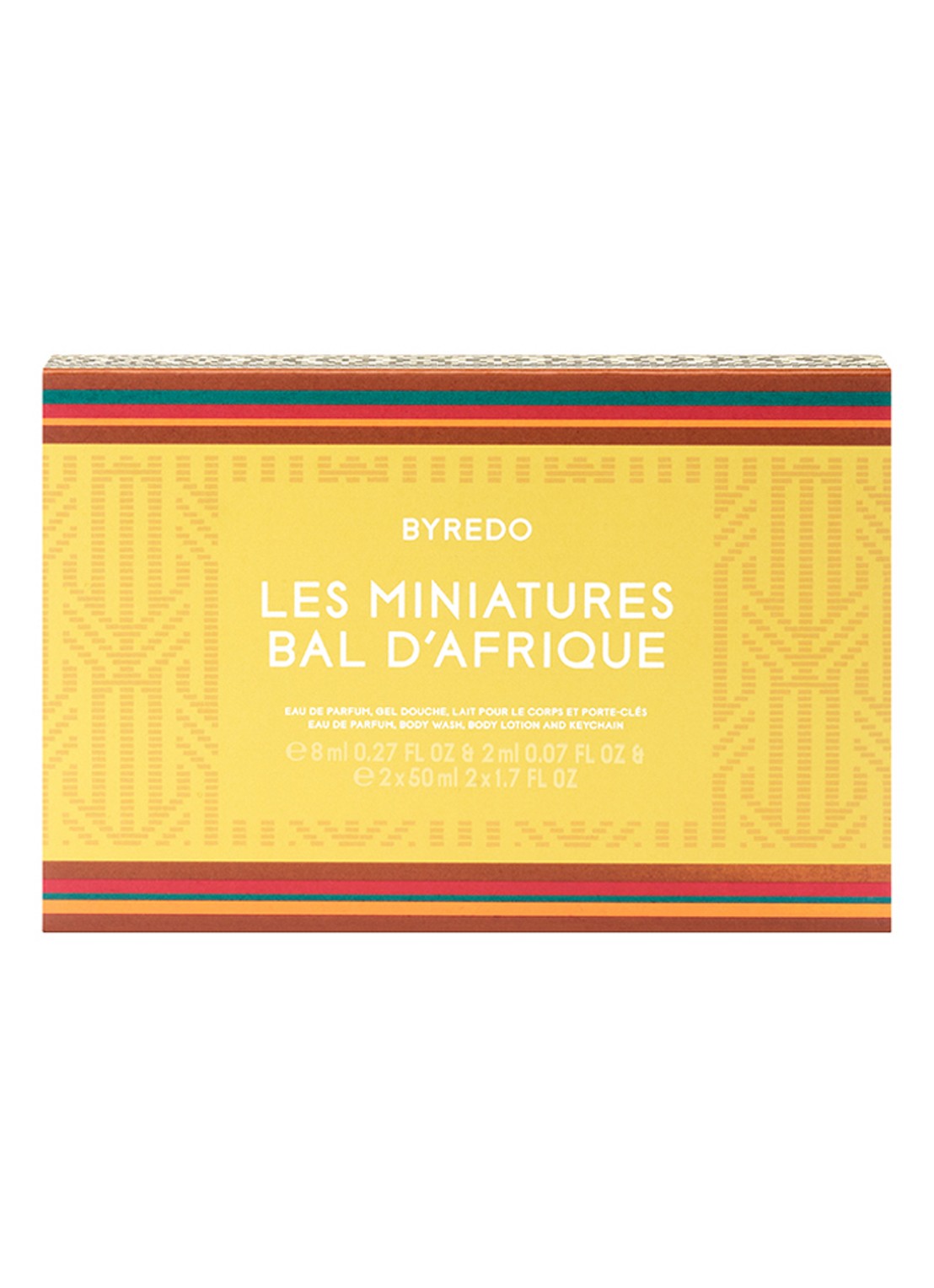 Byredo Miniatures set Bal d'Afrique - Limited Edition verzorgingsset - voorkant undefined