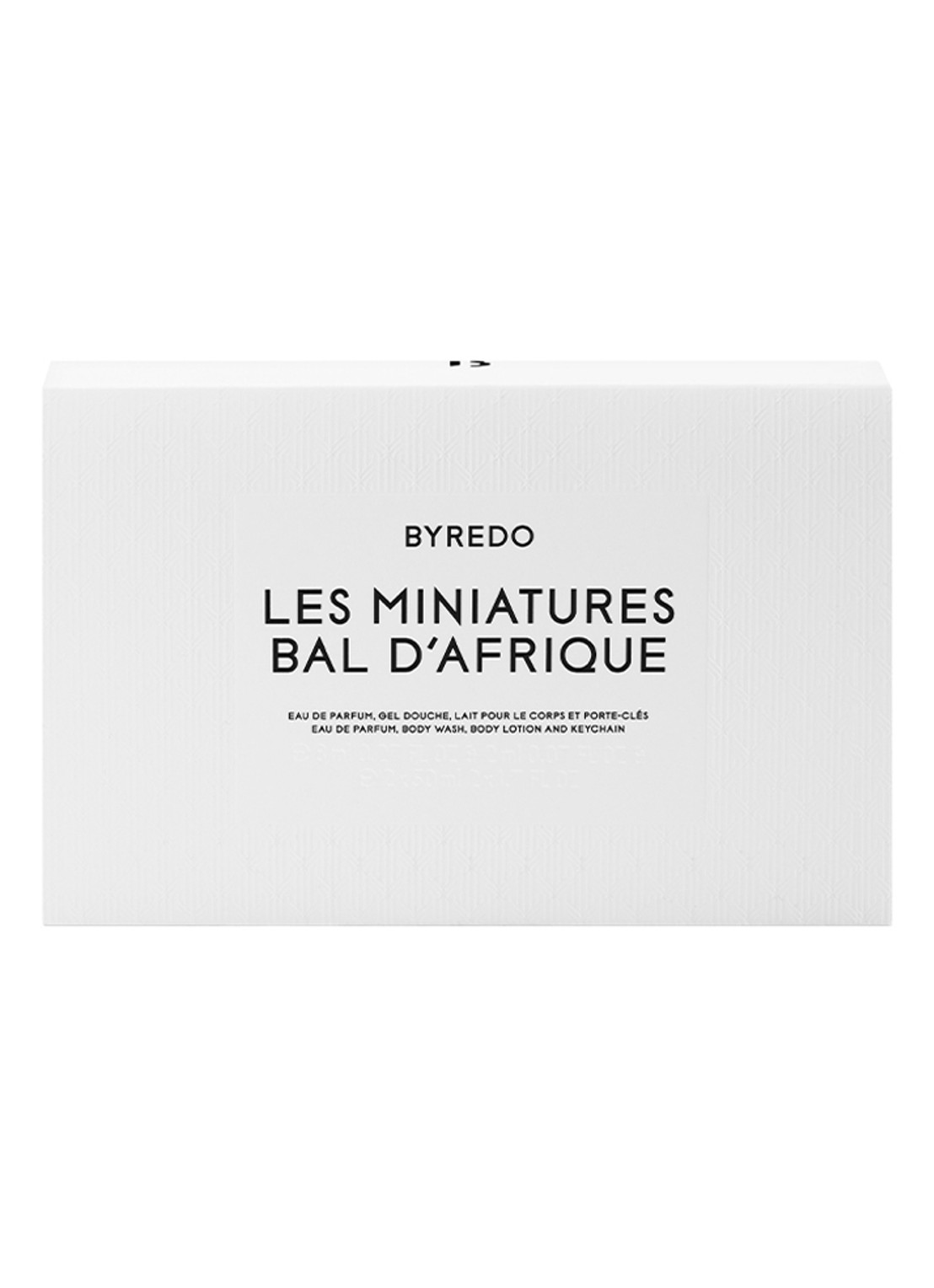 Byredo Miniatures set Bal d'Afrique - Limited Edition verzorgingsset - voorkant 2 undefined