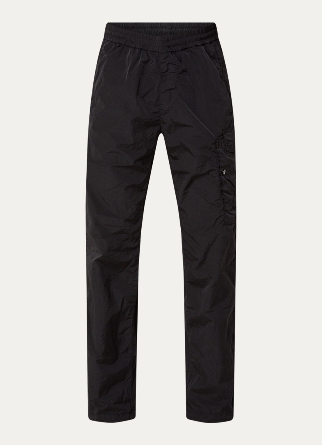 C.P. Company Chrome-R straight fit cargobroek met klepzakken - voorkant zwart