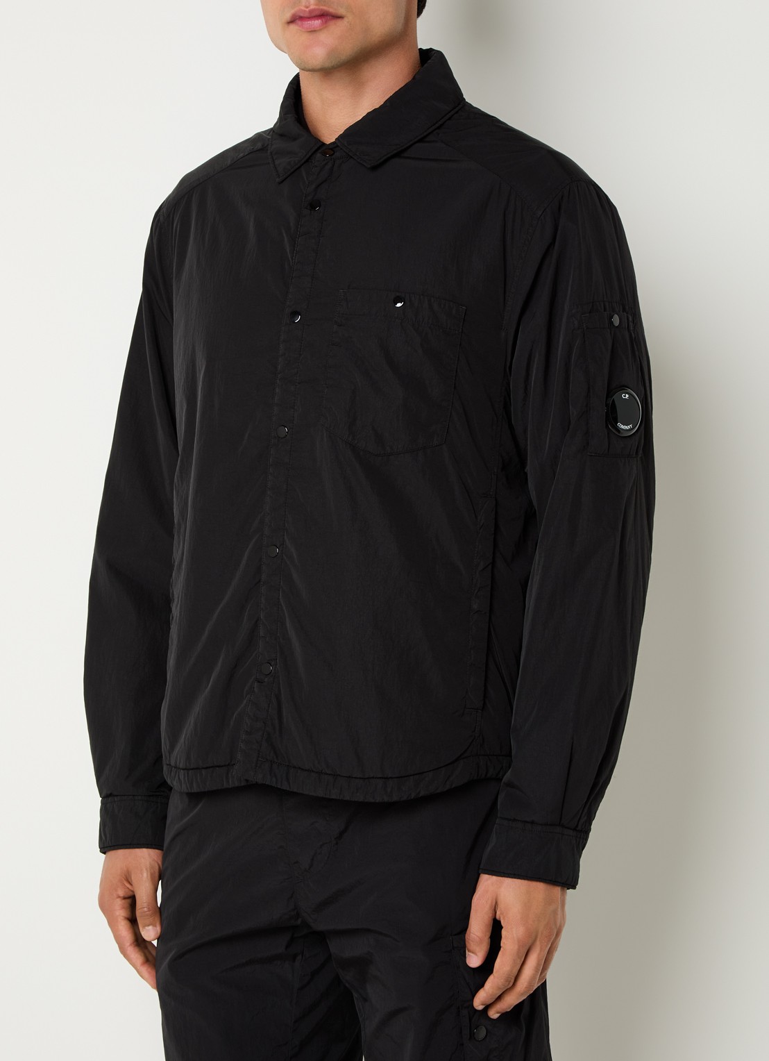 C.P. Company Jack met steekzakken - detail zwart