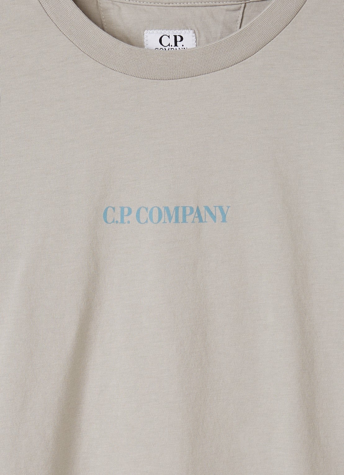 C.P. Company Longsleeve met logo - detail 3 lichtgrijs