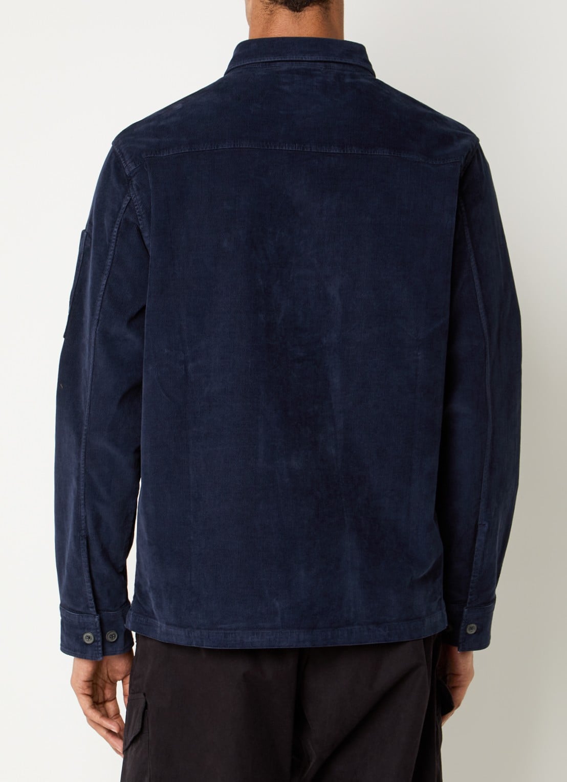 C.P. Company Overshirt van corduroy - achterkant 2 donkerblauw