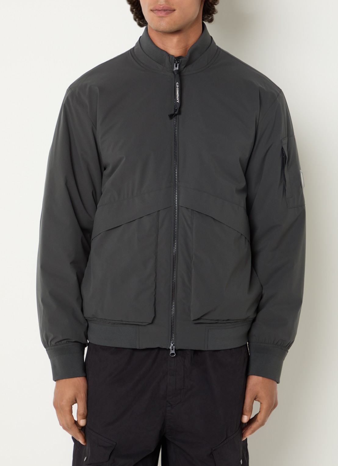 C.P. Company Pro-tek jack met ritszakken - detail 2 antraciet