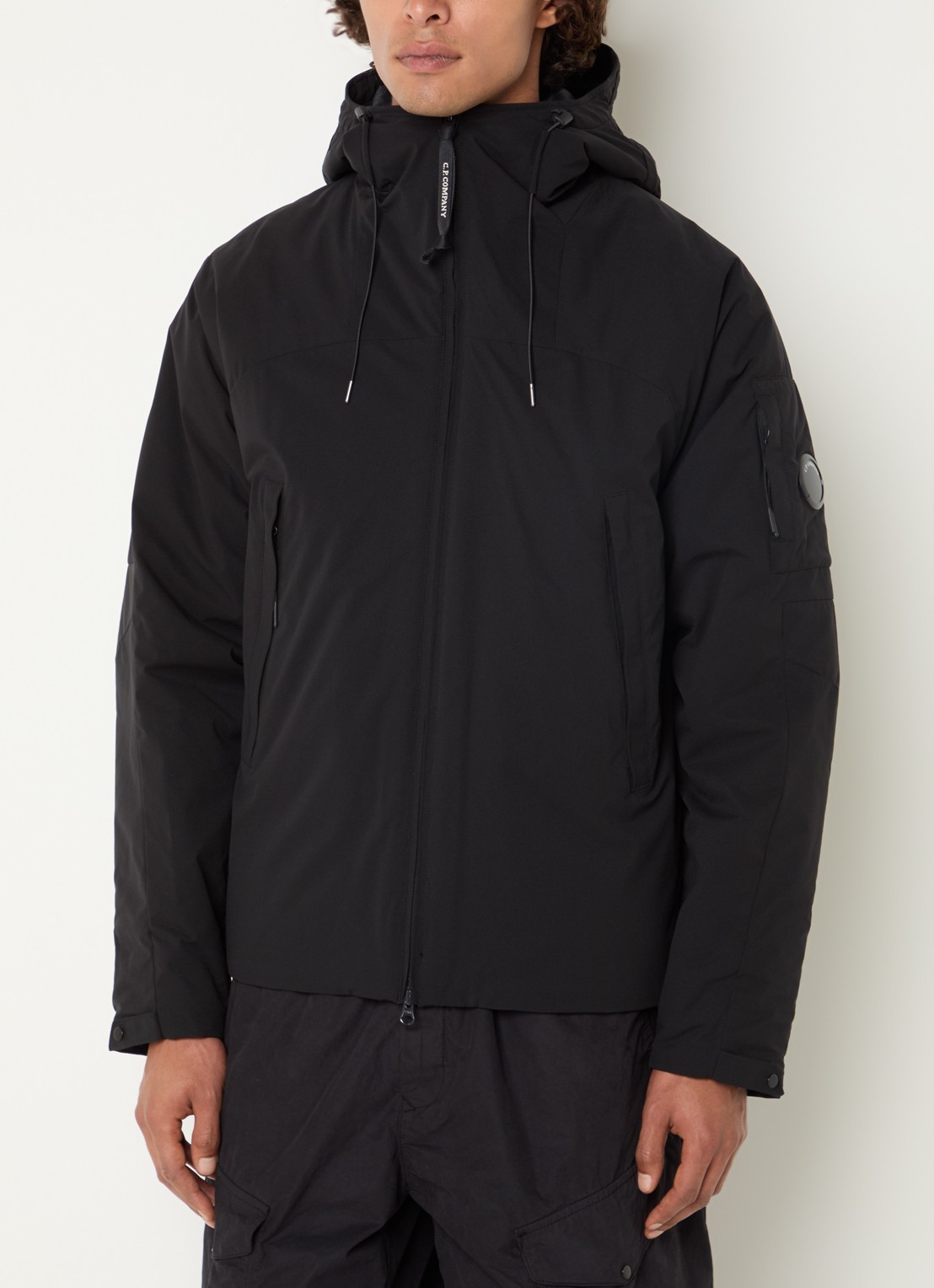 C.P. Company Pro-tek parka met ritszakken - detail 3 zwart