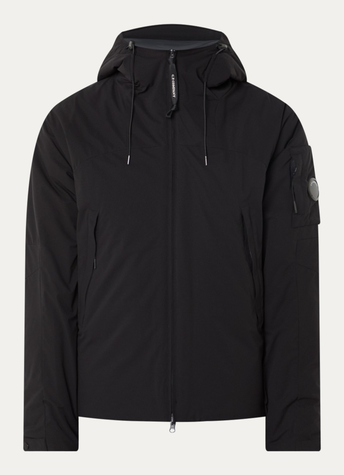 C.P. Company Pro-tek parka met ritszakken - voorkant zwart