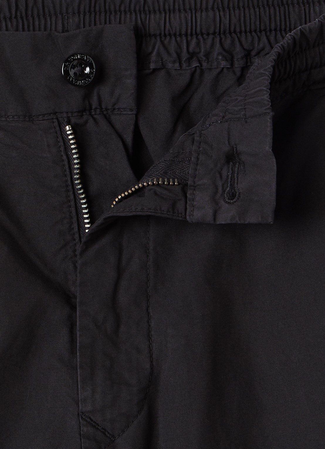 C.P. Company Straight fit cargobroek met klepzak  - detail 3 zwart