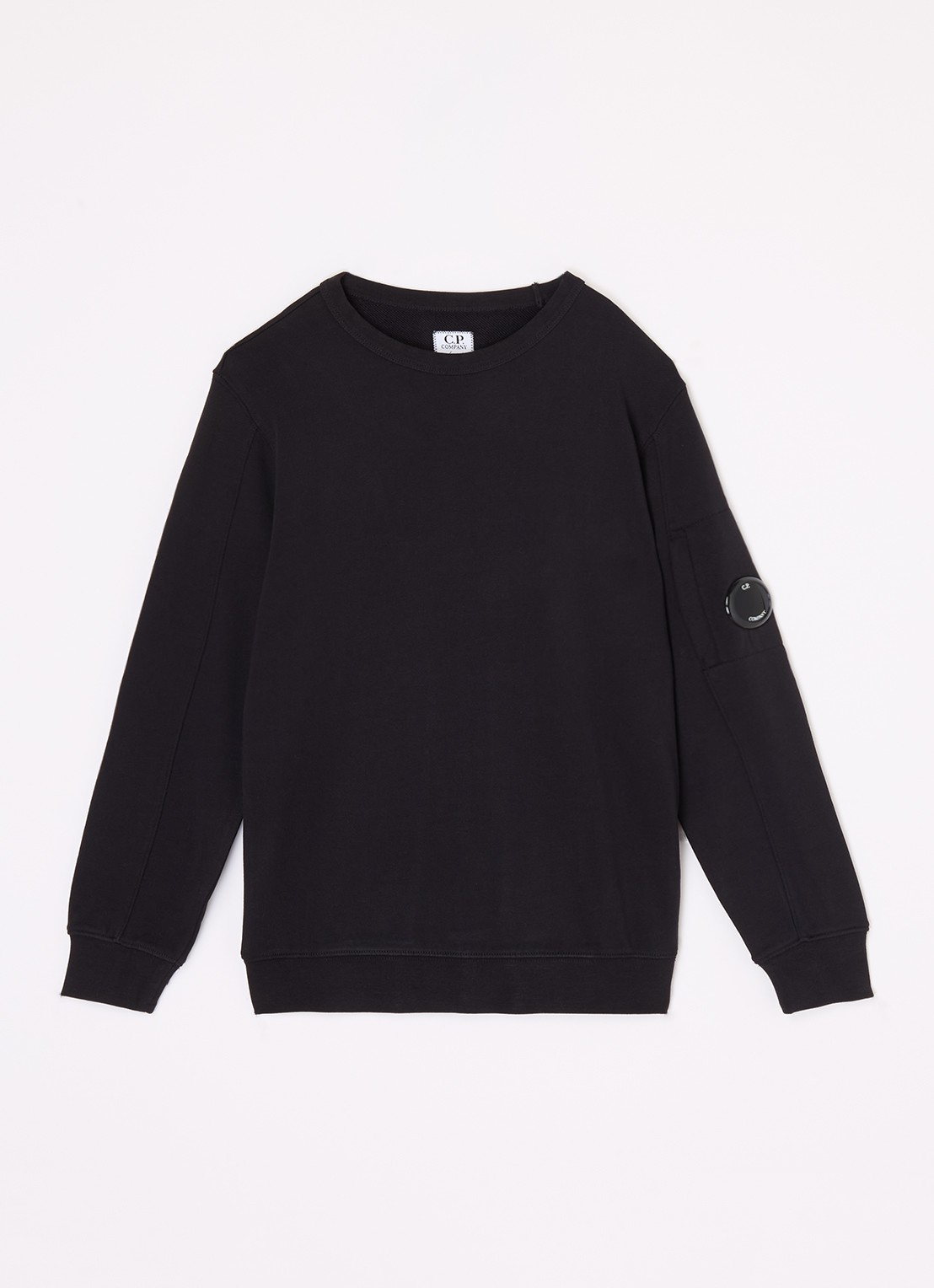 C.P. Company Sweater met logo - voorkant zwart