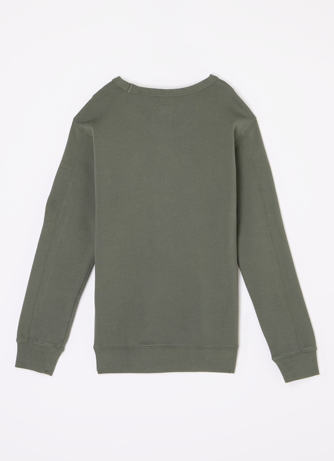 C.P. Company Sweater met logo - voorkant 3 legergroen