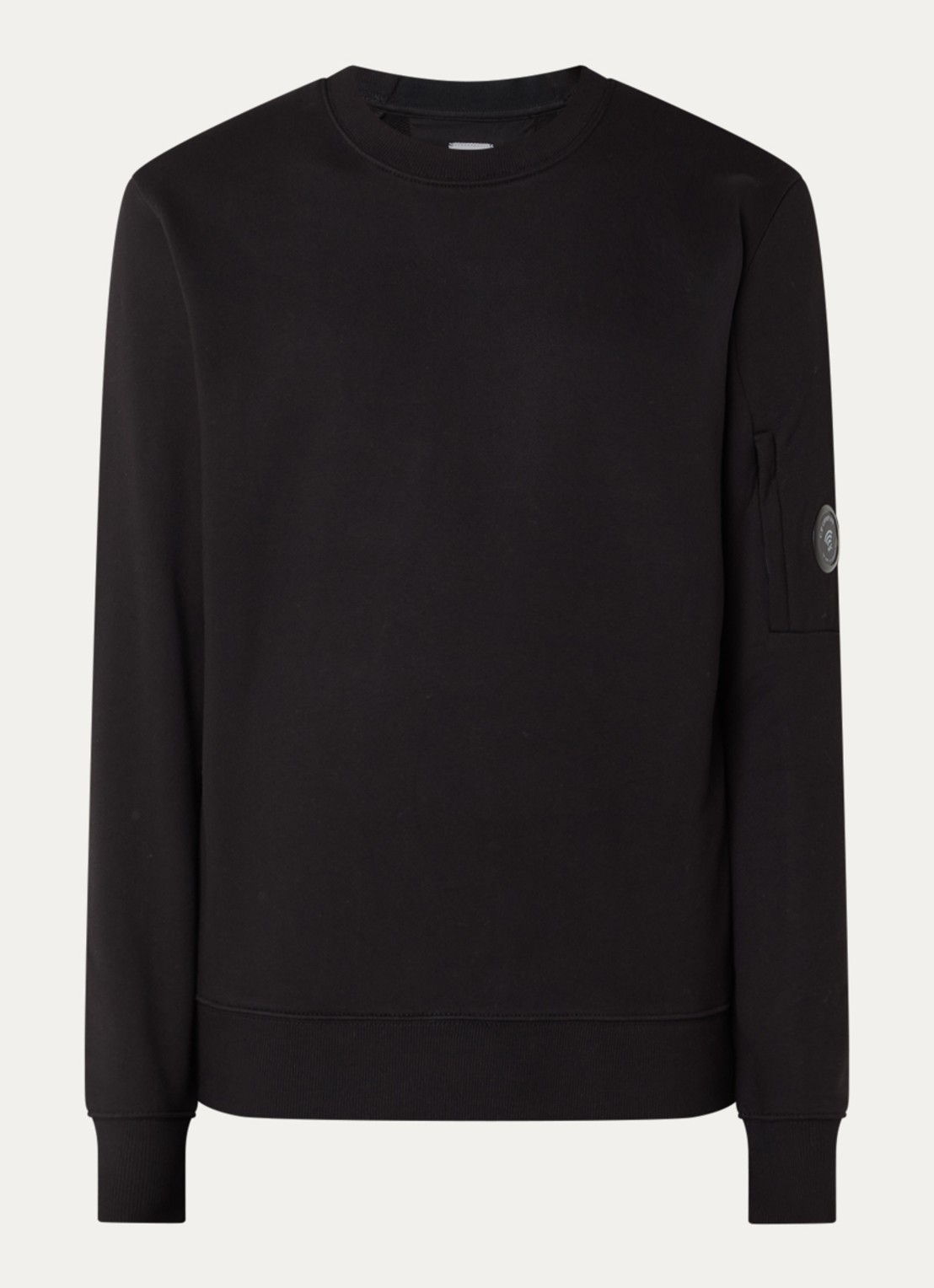 C.P. Company Sweater met logo - voorkant 3 zwart