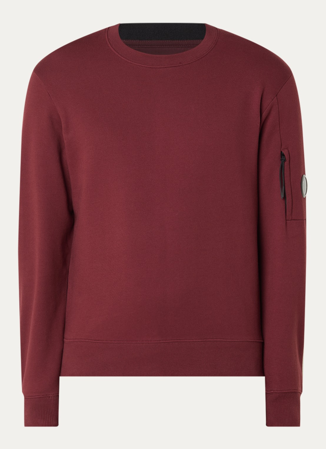 C.P. Company Sweater met logo - voorkant bordeauxrood