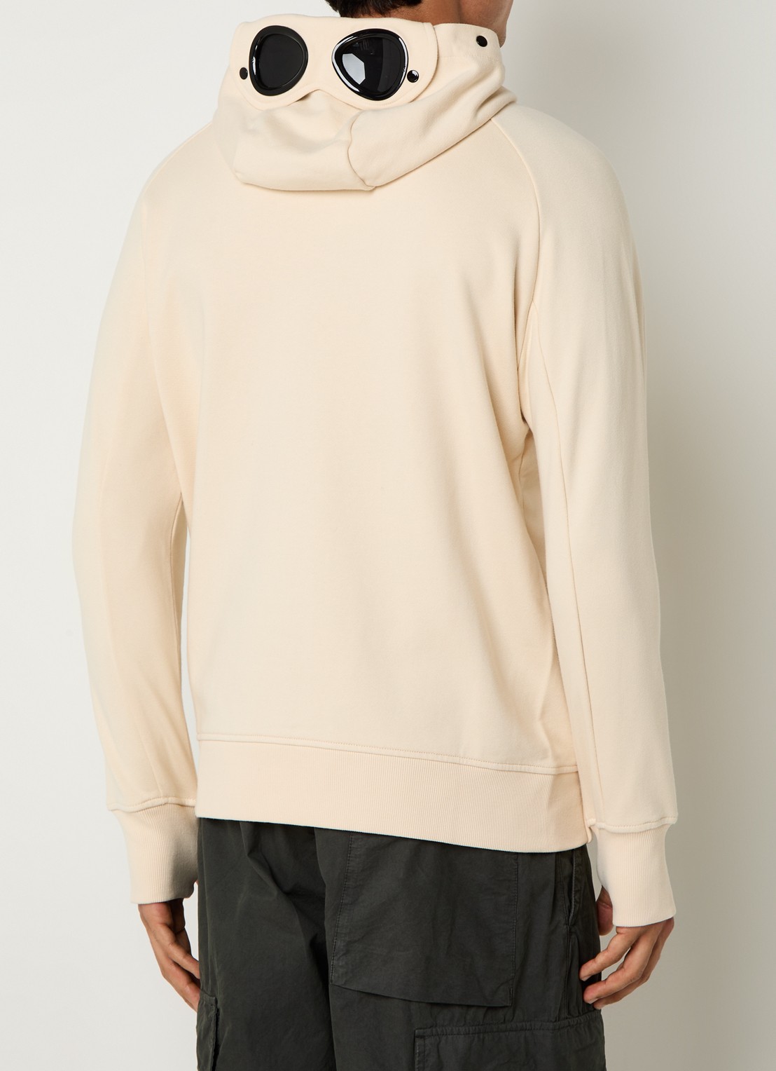 C.P. Company Sweatvest met ritszakken - achterkant beige