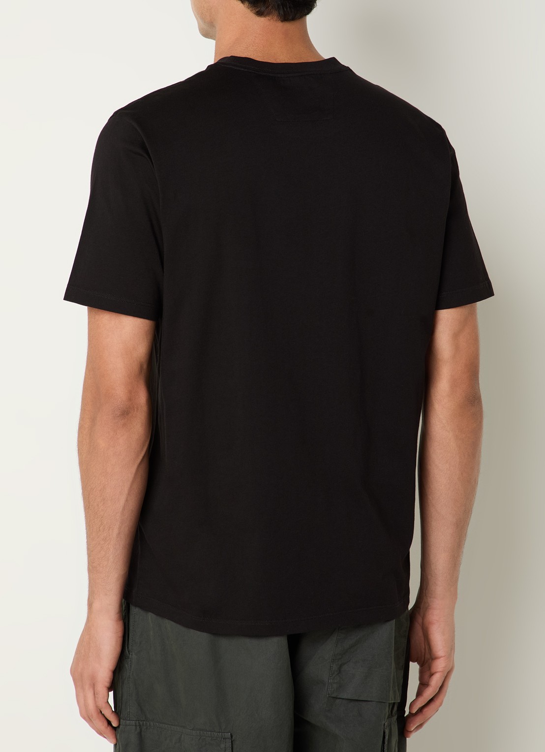 C.P. Company T-shirt met logo - achterkant 3 zwart