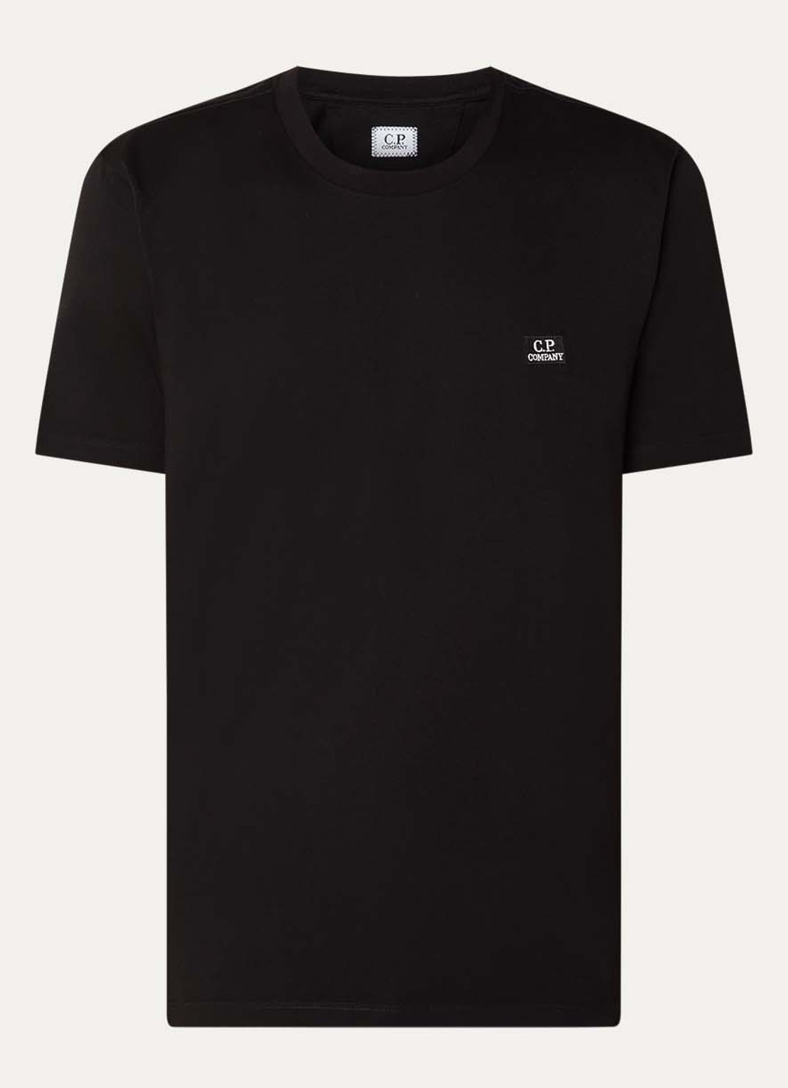 C.P. Company T-shirt met logo - voorkant zwart