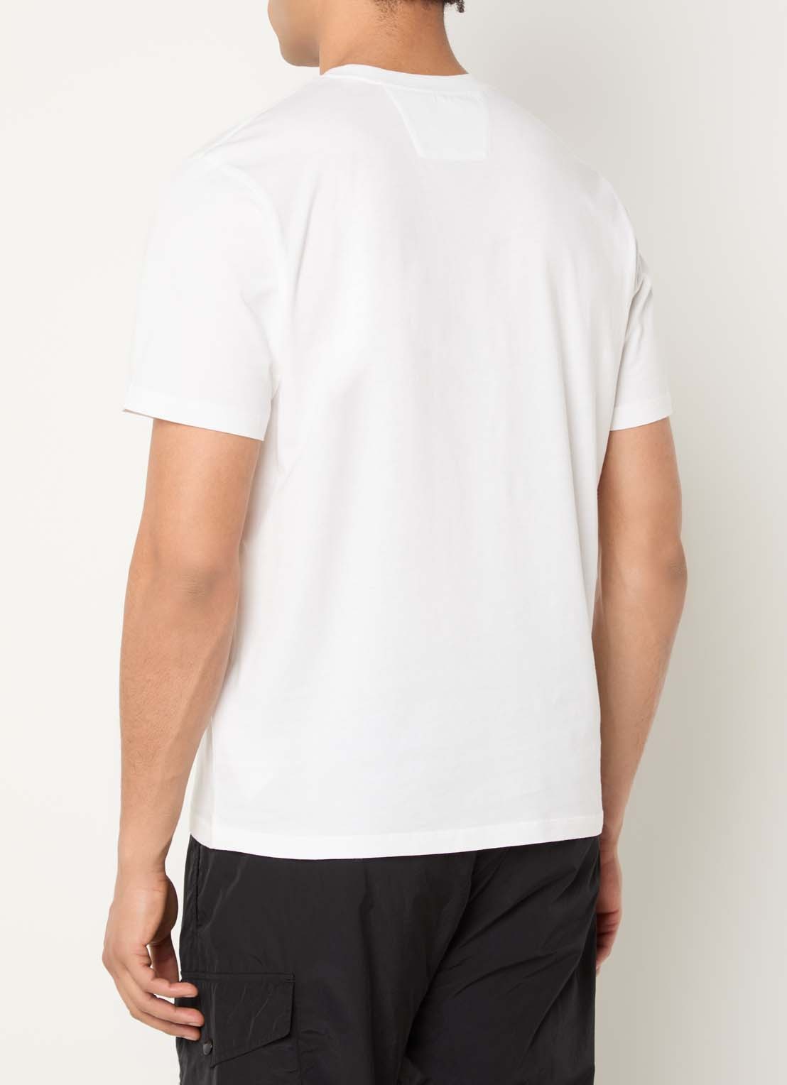 C.P. Company T-shirt met logoprint - achterkant 3 wit