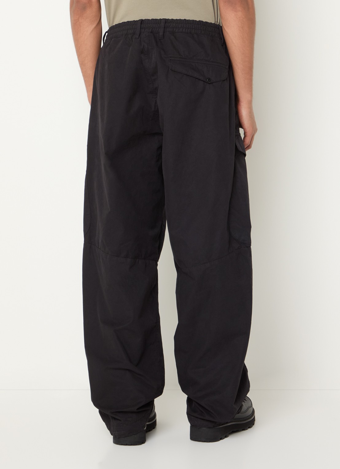 C.P. Company Wide fit broek met steekzakken - achterkant 5 zwart