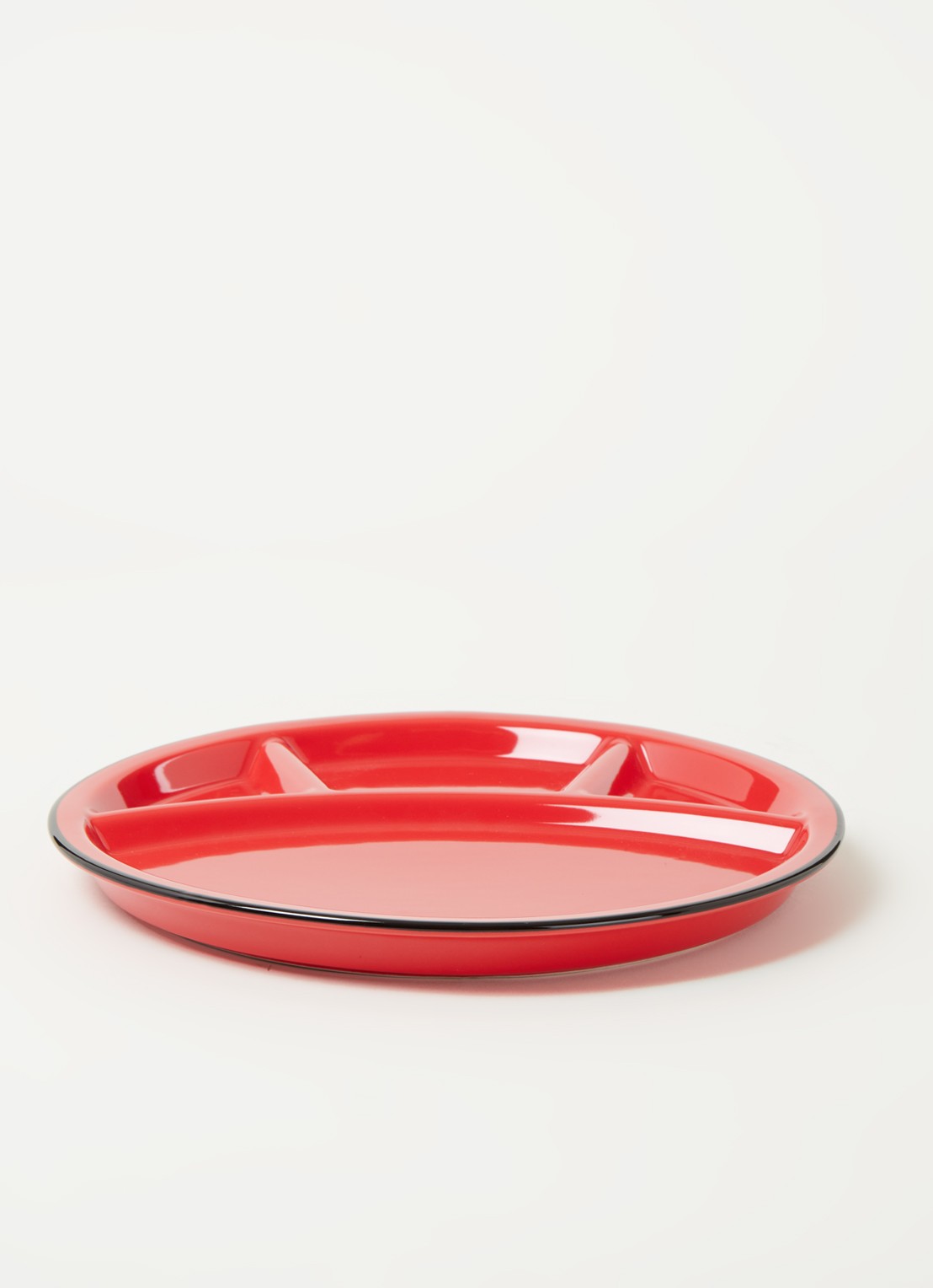 Cabanaz Fonduebord 24,5 cm - voorkant 3 steenrood