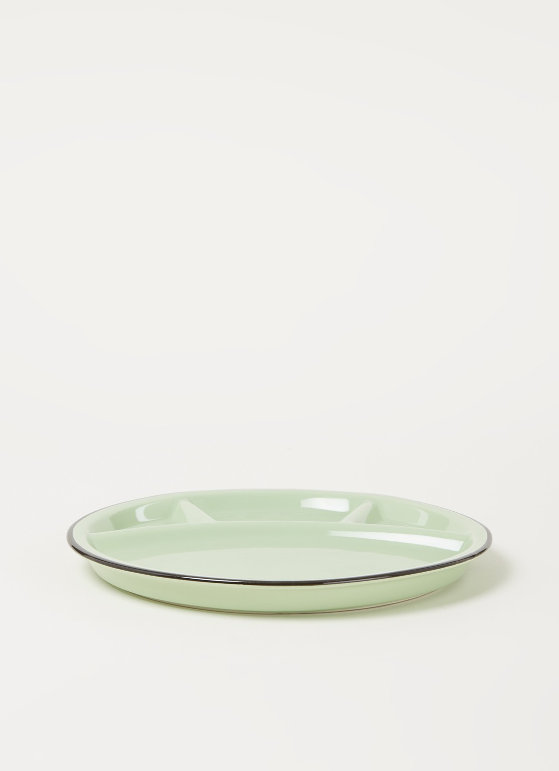 Cabanaz Fonduebord 24,5 cm - voorkant 2 lichtgroen