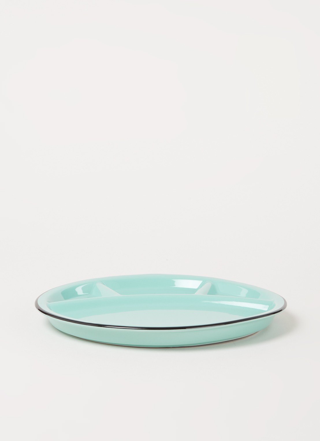 Cabanaz Fonduebord 24,5 cm - voorkant 3 turquoise