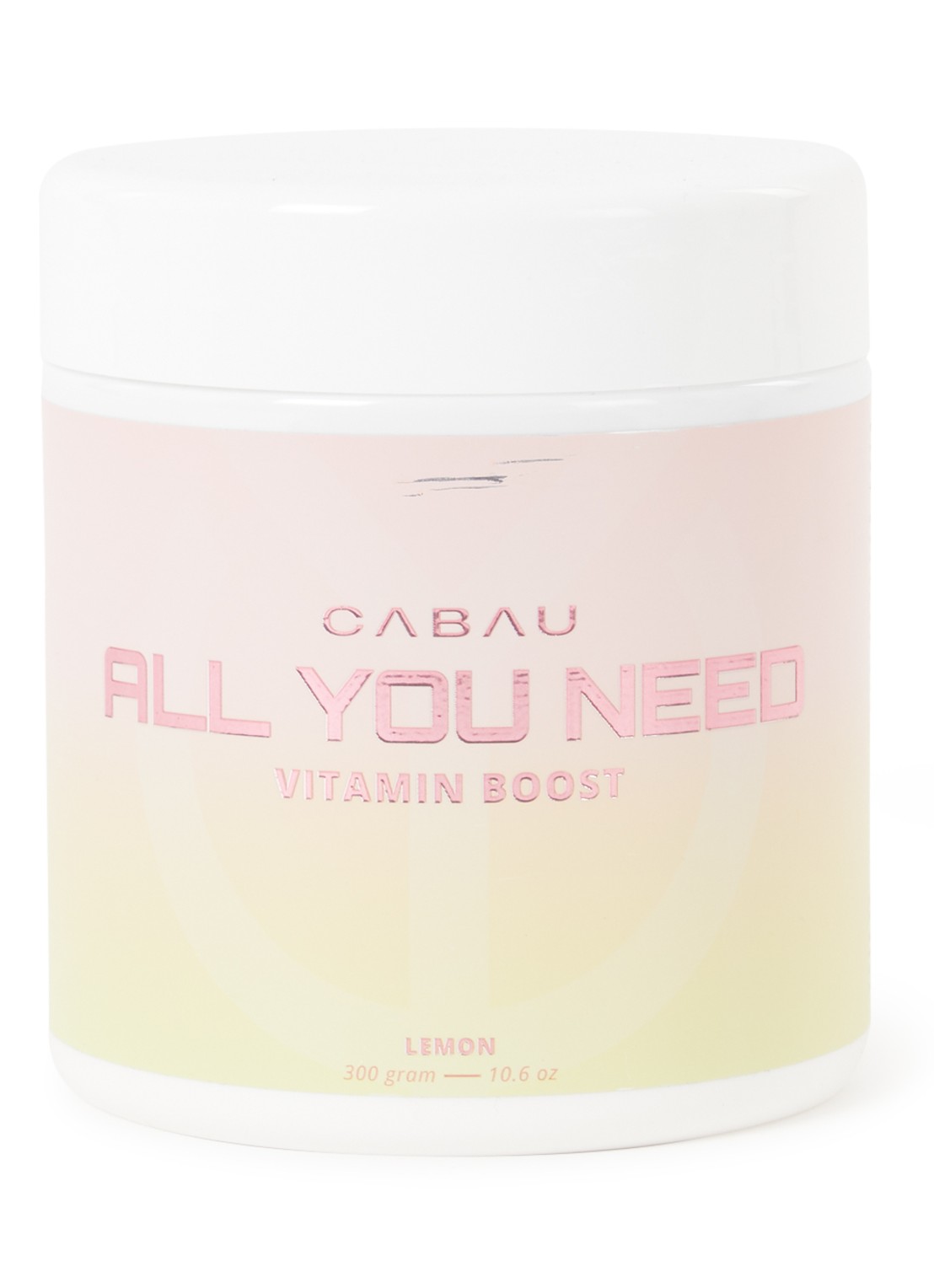 Cabau All You Need Vitamin Boost - supplement - voorkant lichtroze