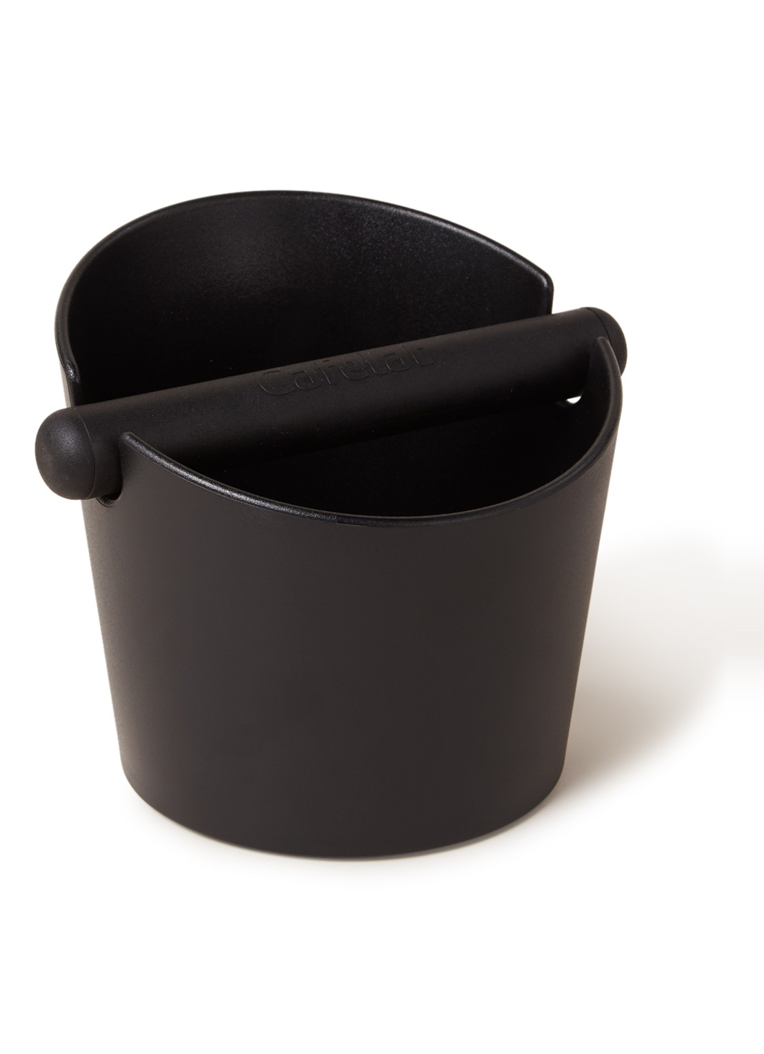 Cafelat Tubbi Large koffie uitklopbak 16,5 cm - voorkant zwart