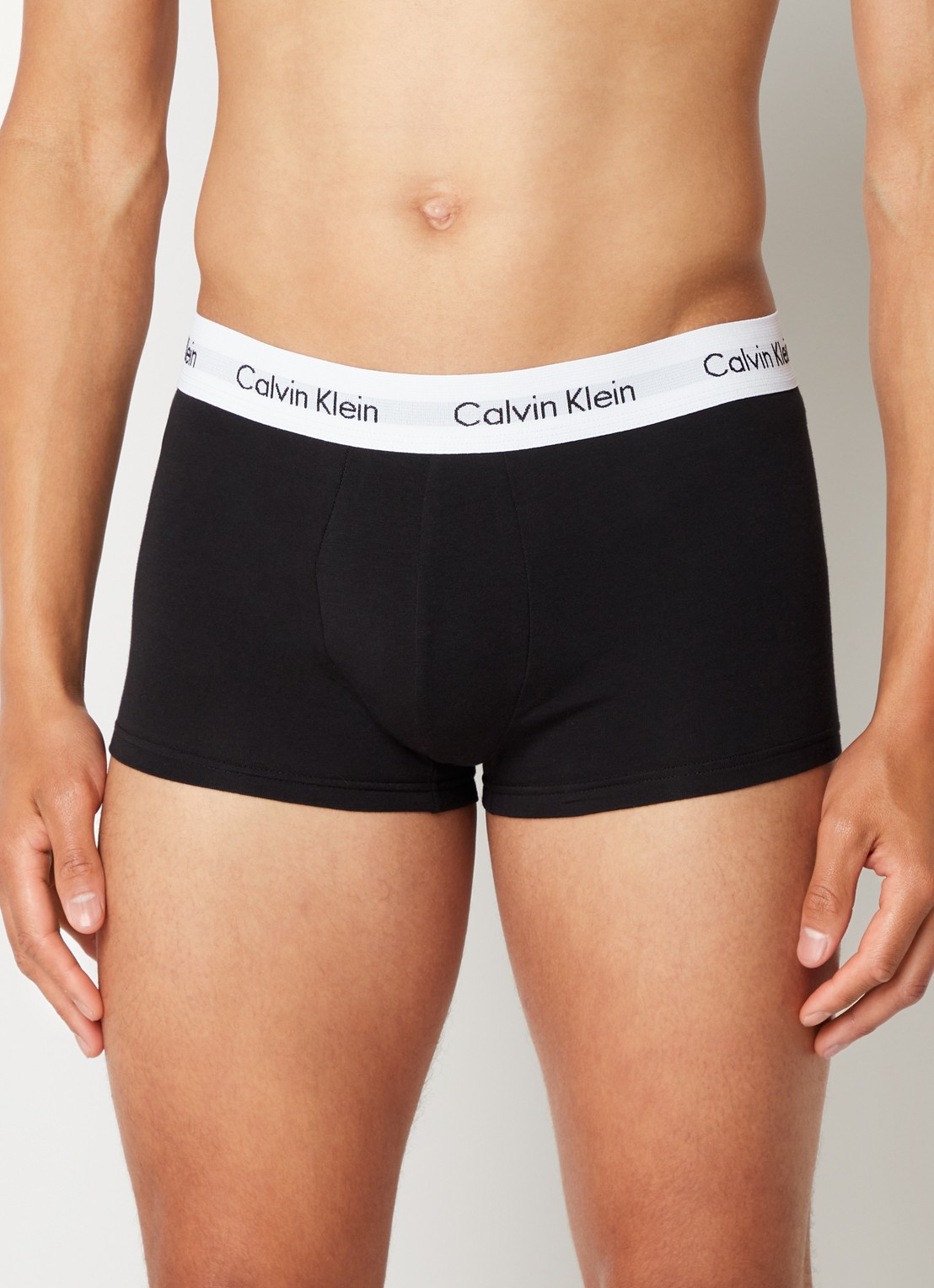 Calvin Klein 3-pack Low rise Trunk 2664 boxershorts - voorkant 2 zwart