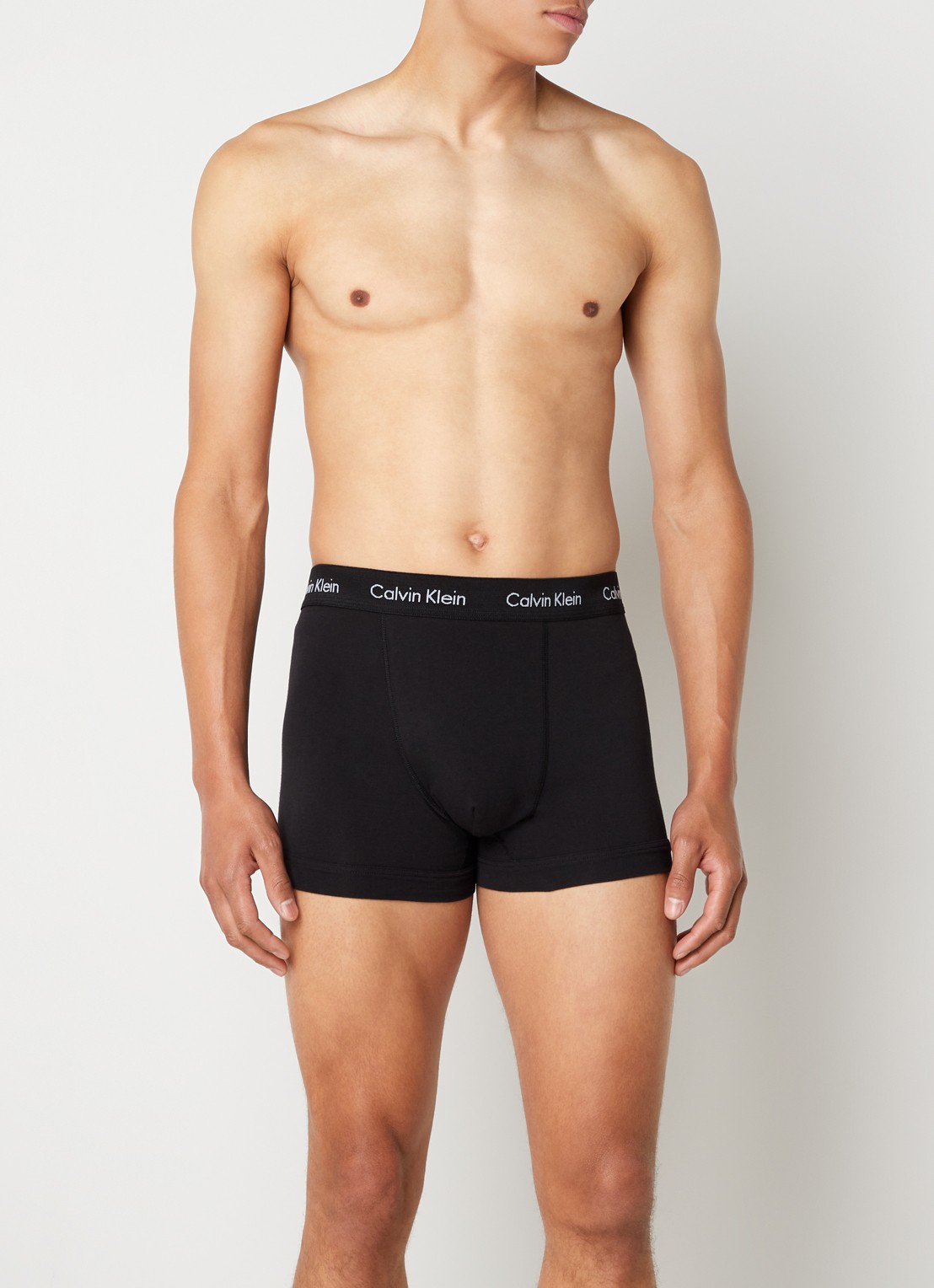 Calvin Klein 3-pack Trunk 2662 boxershorts - voorkant 5 zwart