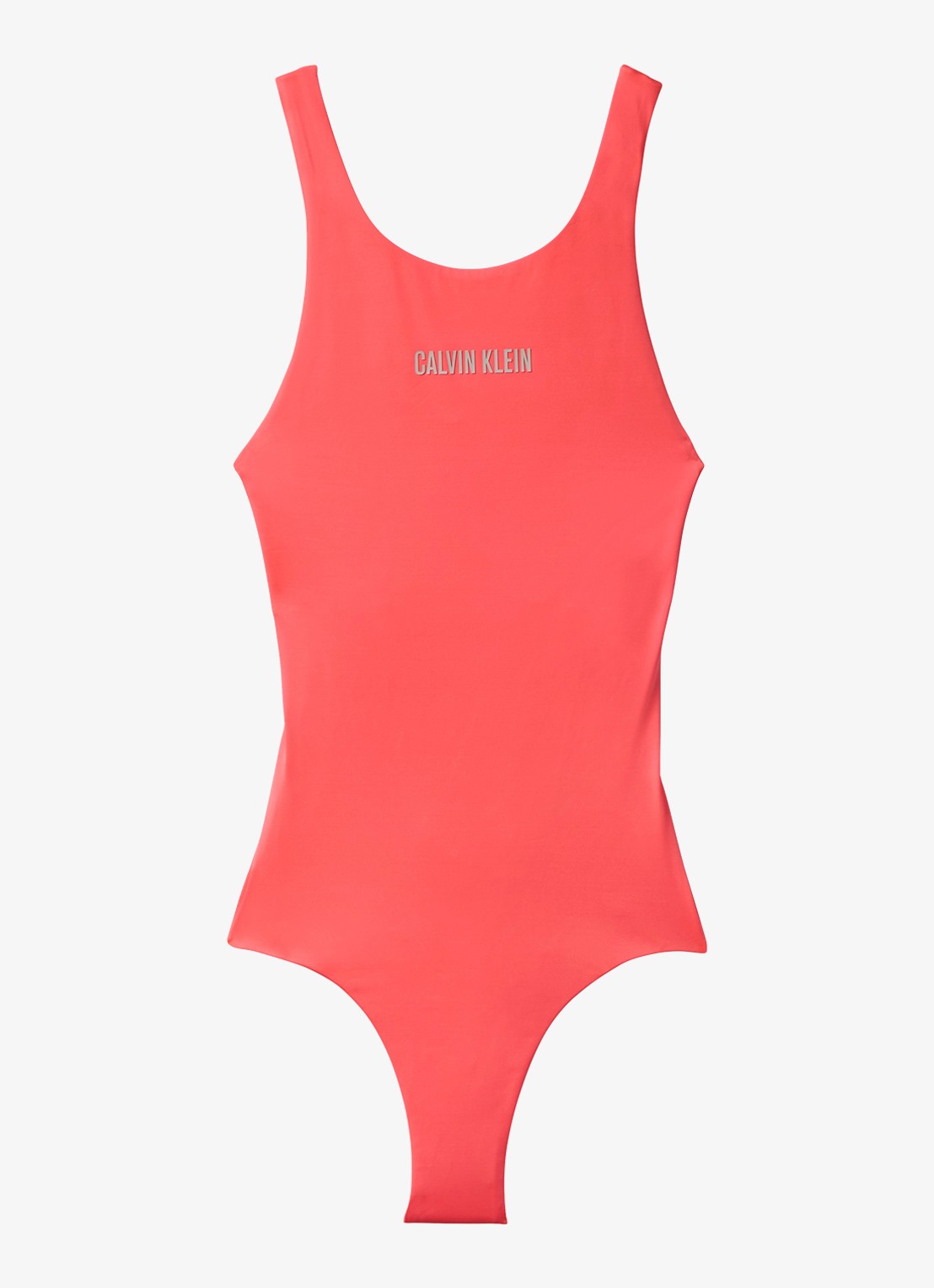 Calvin Klein Badpak met logo - voorkant roze