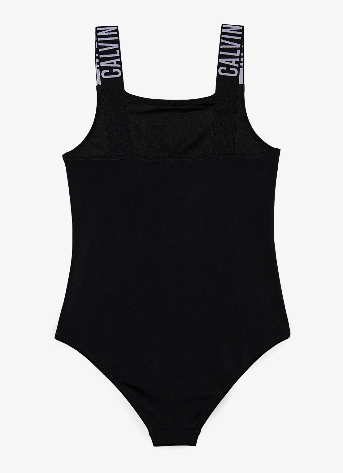 Calvin Klein Badpak met logoprint - achterkant zwart