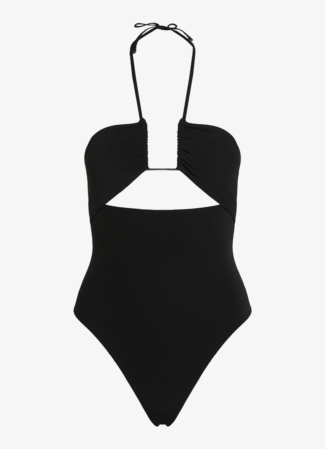 Calvin Klein Badpak met uitneembare vulling - voorkant 3 zwart