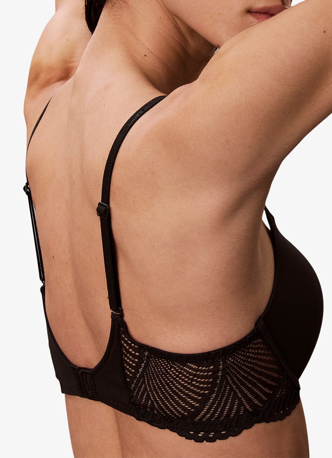 Calvin Klein Beugel bh met kant - detail 3 zwart